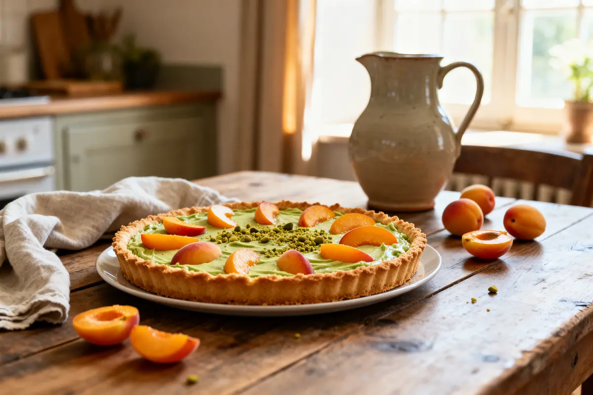 Tarte abricot-pistache inratable : Recette facile et gourmande !