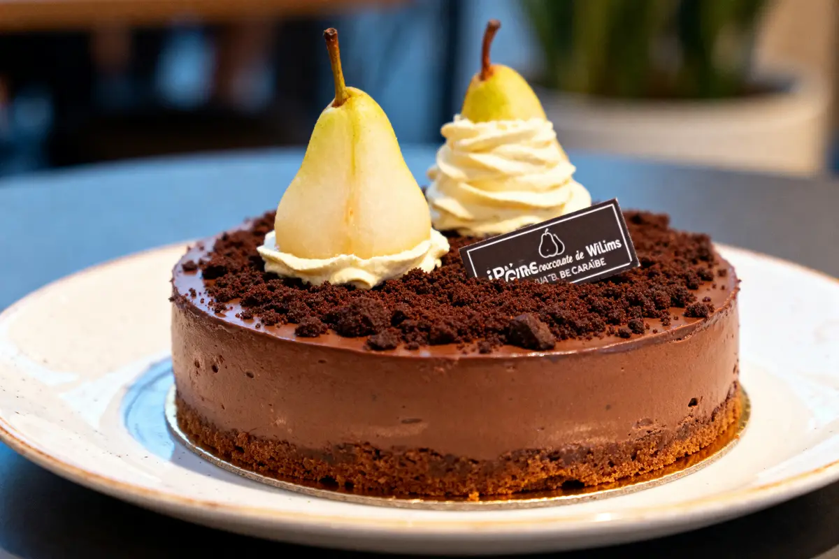 Entremet chocolat-poire : recette simple, gourmande et raffinée