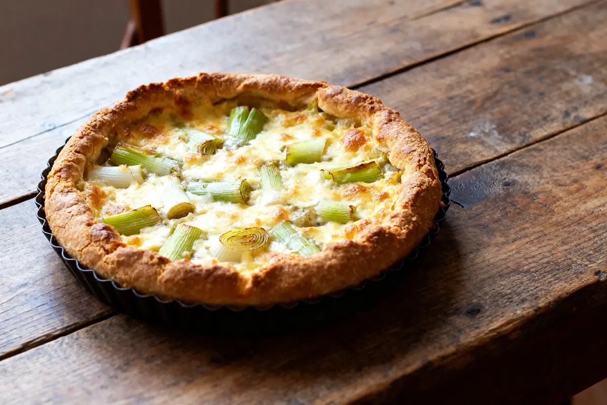 Tarte aux poireaux à l’ancienne : Recette facile et authentique